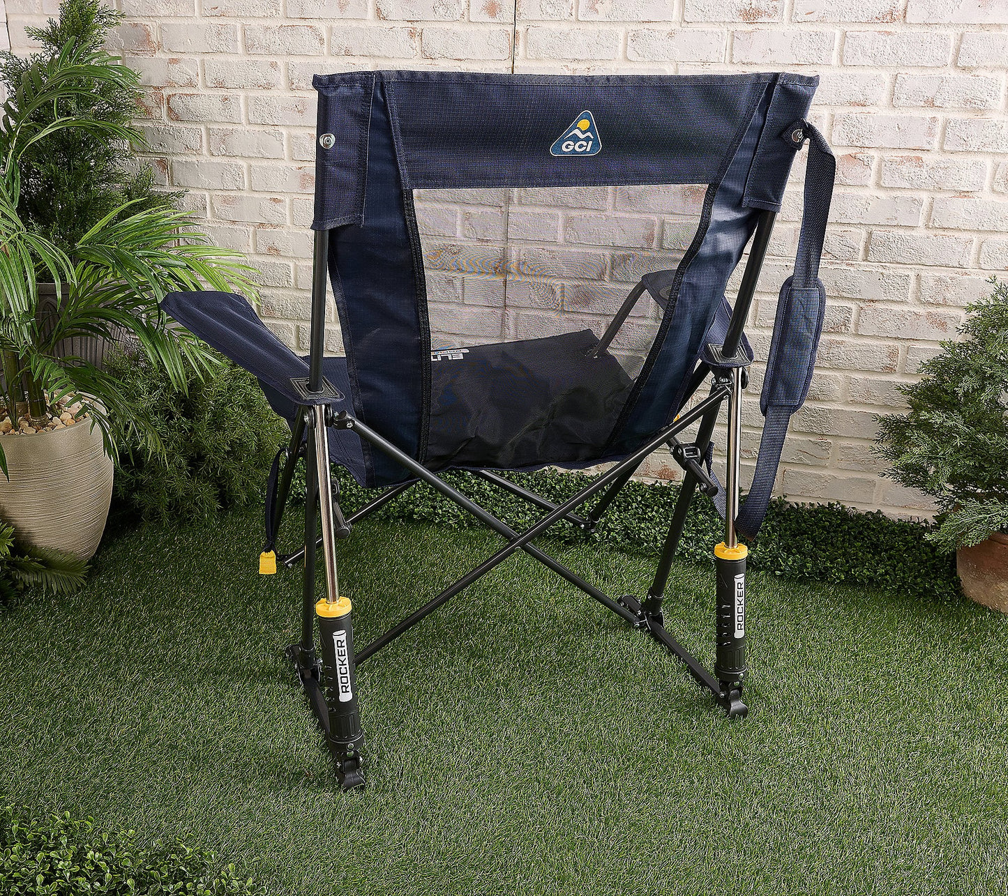 Outdoor XL Elite Portable Rocking Chair with Pocket