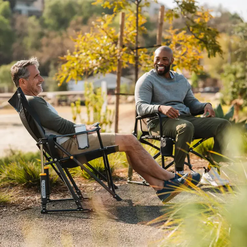 Outdoor XL Elite Portable Rocking Chair with Pocket