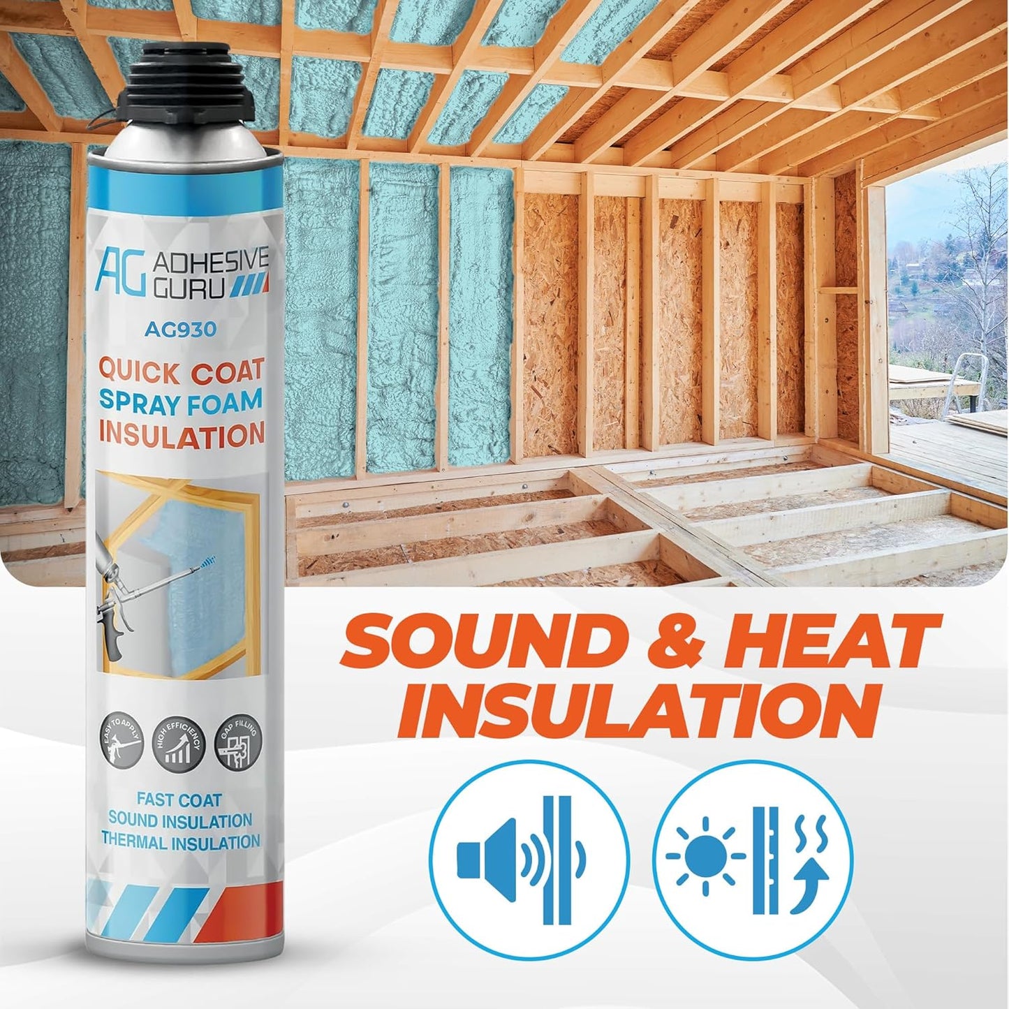Polyurethane Insulation Spray Foam Set(12 Pack)-Two Items Per Purchase Only