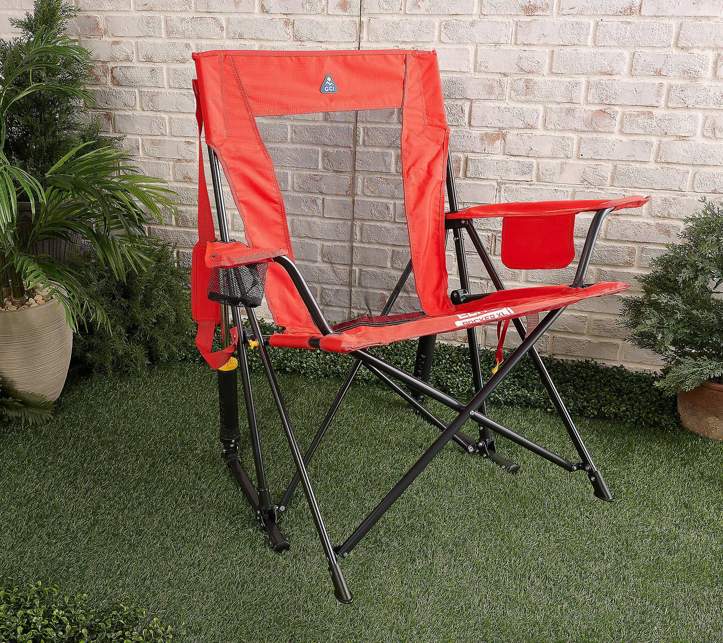 Outdoor XL Elite Portable Rocking Chair with Pocket