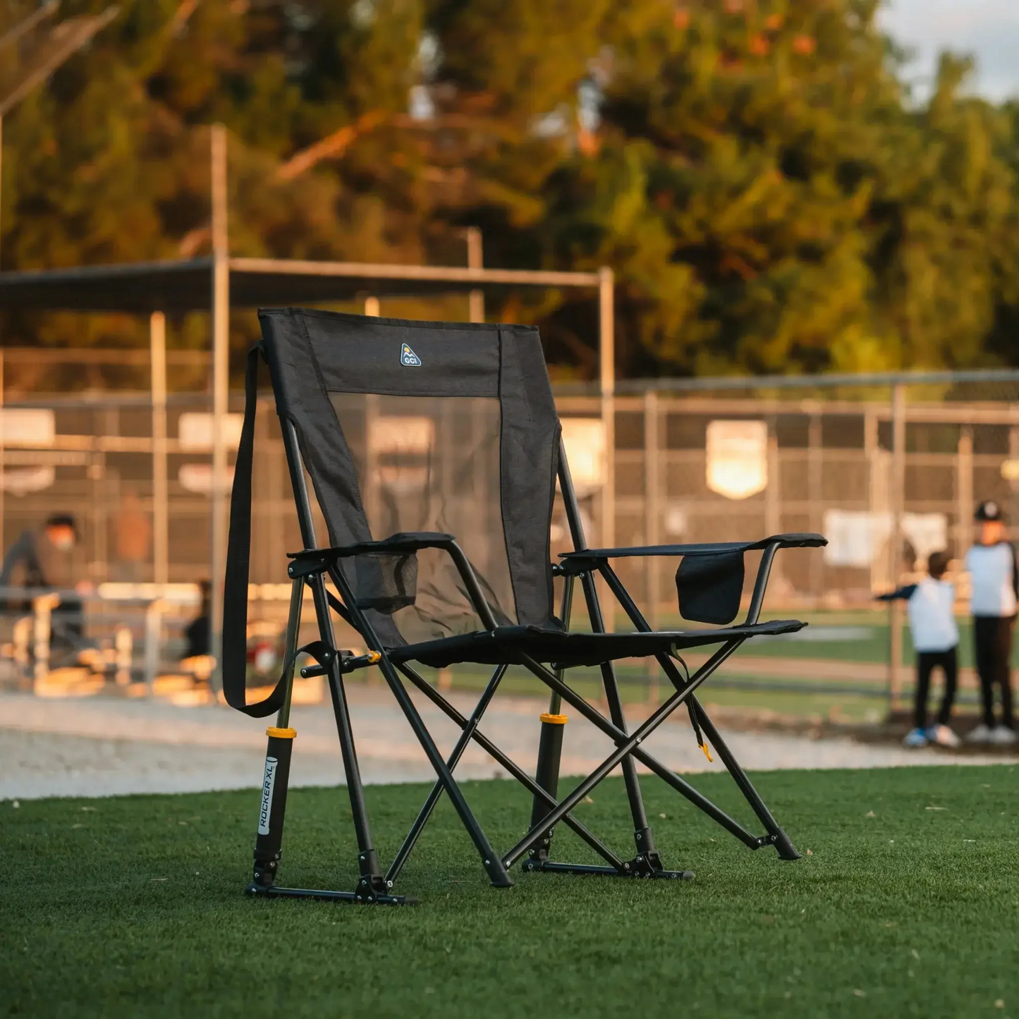 Outdoor XL Elite Portable Rocking Chair with Pocket