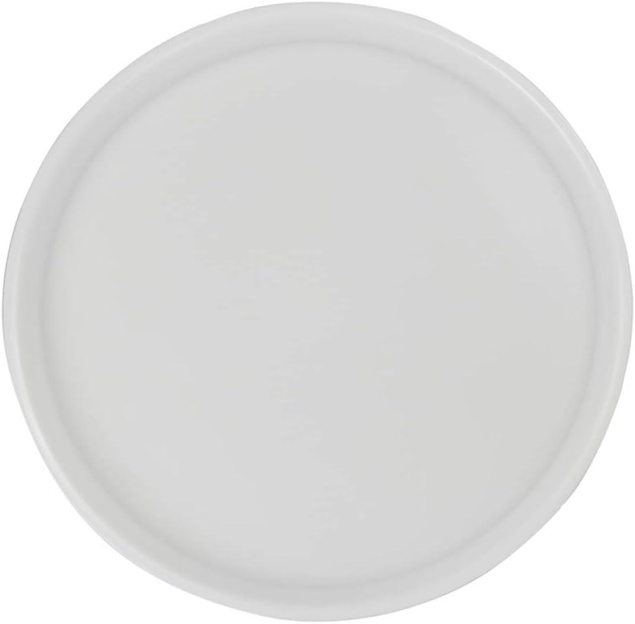 13.5-Inch Large Round Tray｜Minimalist Raised Edge｜Multi-Purpose Serving or Display Plate