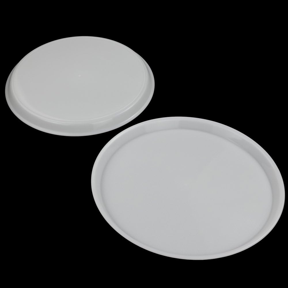 13.5-Inch Large Round Tray｜Minimalist Raised Edge｜Multi-Purpose Serving or Display Plate