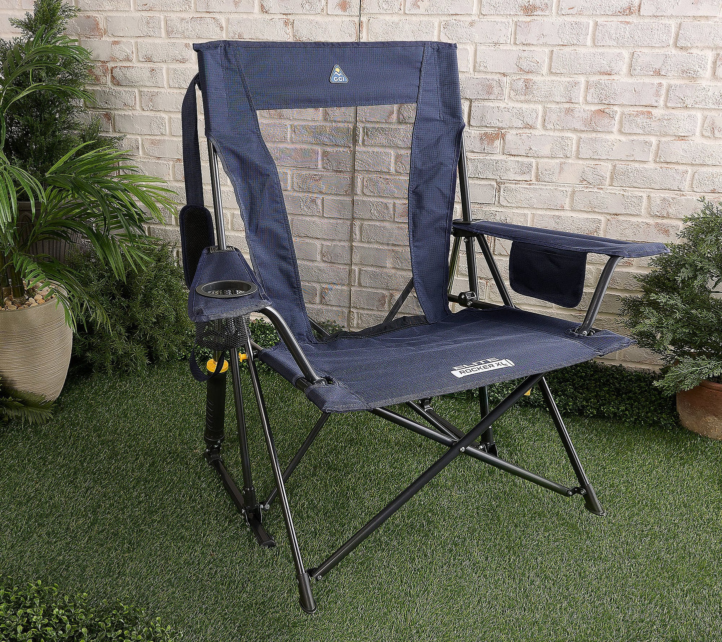 Outdoor XL Elite Portable Rocking Chair with Pocket
