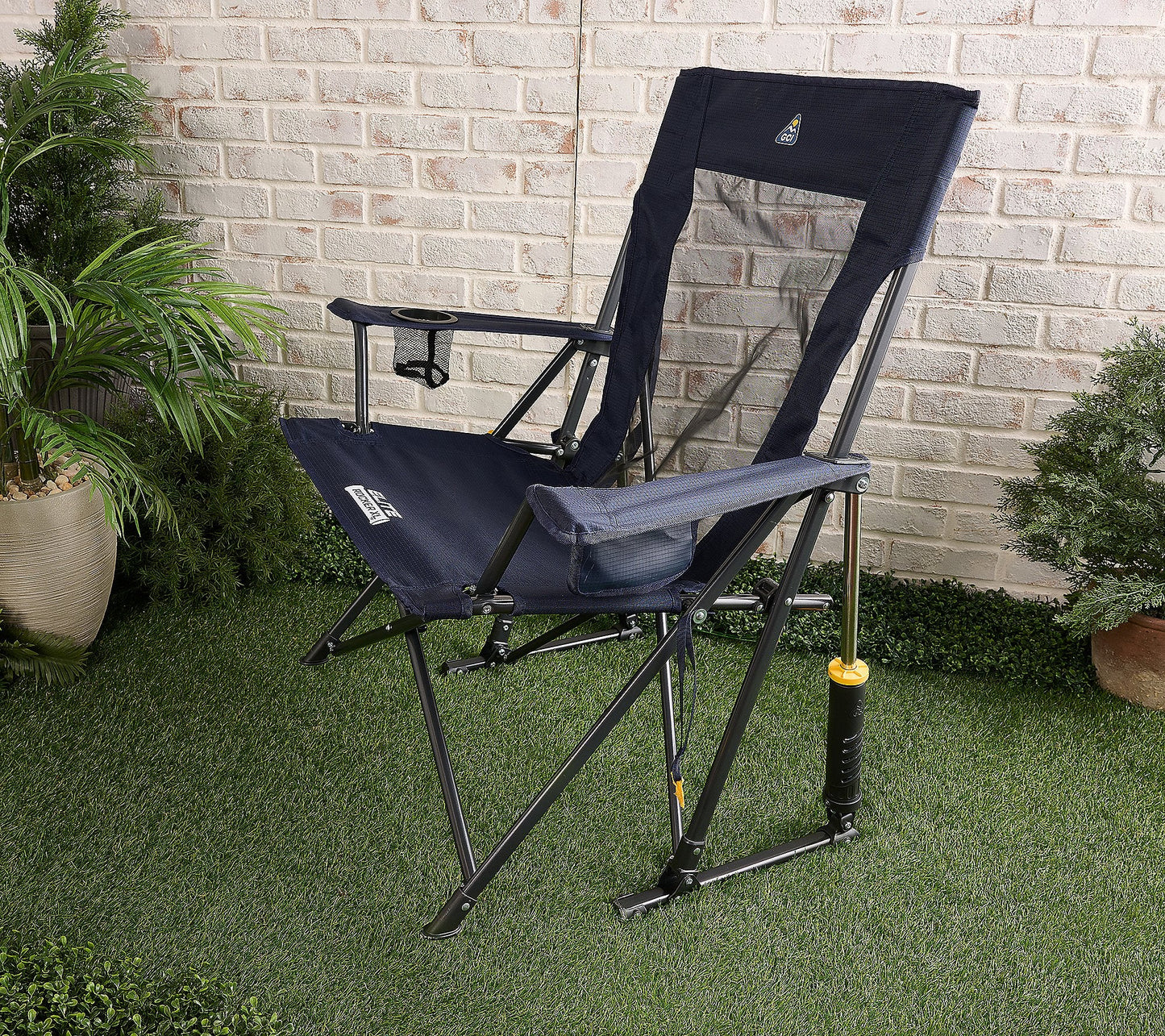 Outdoor XL Elite Portable Rocking Chair with Pocket